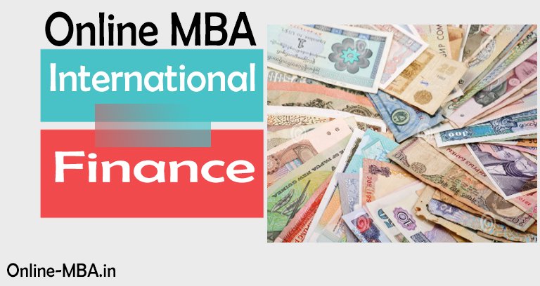 Online MBA in International Finance